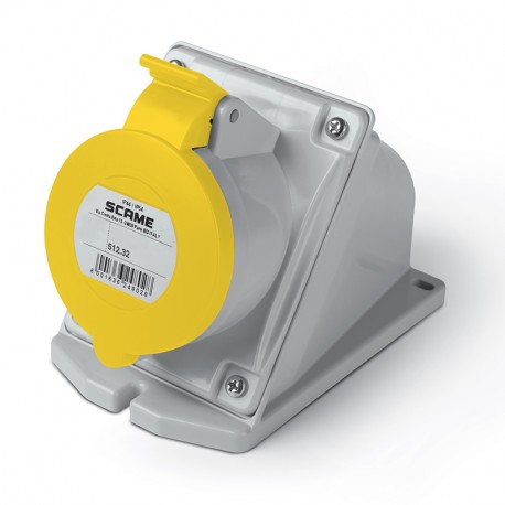 512.3250 - 512.3250 SCAME EUREKA SURF.M.SOCKET ANGLED BOX 2P+E 32A