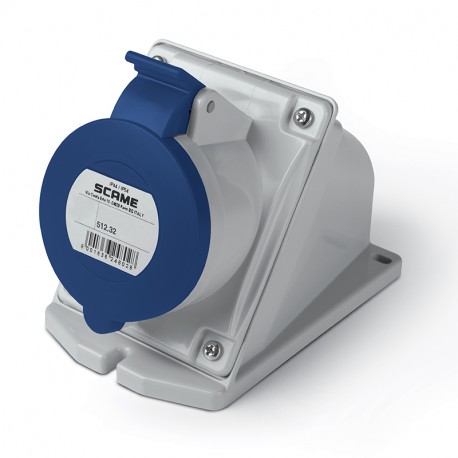 512.3255 - 512.3255 SCAME EUREKA SURF.M.SOC. ANGLED BOX 3P+N+E 32A