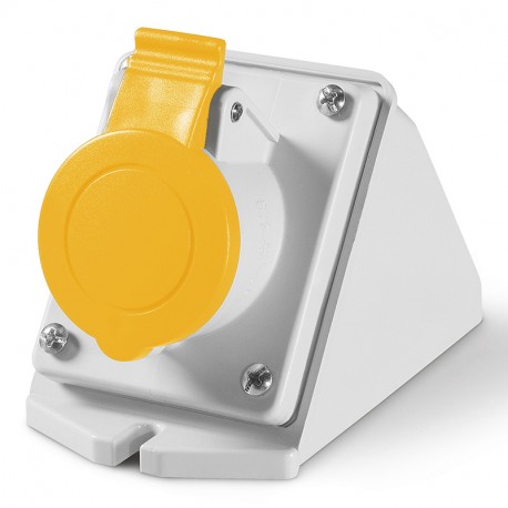 512.M1650 - 512.M1650 SCAME EUREKA SURF.M.S.ANGLED BOX 2P+E 16A M.T.