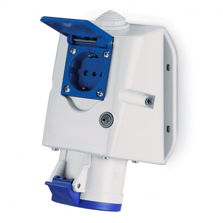 513.1653-PN - 513.1653-PN SCAME OPTIMA COMBI SOCKET 16A 2P+E P30