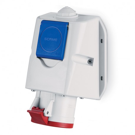 513.1657-FN - 513.1657-FN SCAME COMBI SURF. M. SOCKET 16A 3P+E+N FRENCH