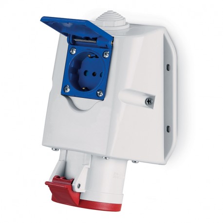 513.3257-PF - 513.3257-PF SCAME COMBI SOCKET 32A 3P+N+E P30