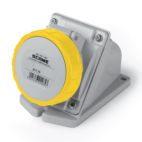 517.1651 - 517.1651 SCAME SOCKET OUTLET 3P+E IP67 16A 4h 100-130V