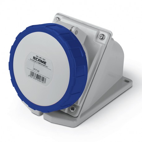 517.3253 - 517.3253 SCAME SOCKET OUTLET 2P+E IP67 32A 6h 200-250V