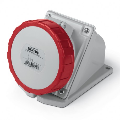 517.3256 - 517.3256 SCAME SOCKET OUTLET 3P+E IP67 32A 6h 380-415V