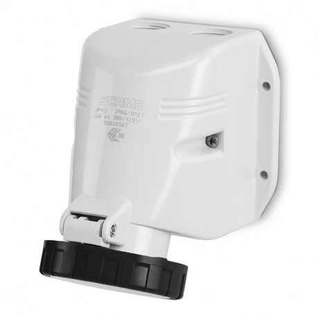518.32566T - 518.32566T SCAME SURF.MNT.SOCKET 3P+E IP66/IP67 32A 7h