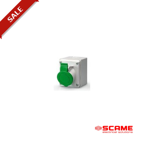 522.M32536 - 522.M32536 SCAME SOCKET OUTLET 2P+E IP44 32A 7h 480-500V