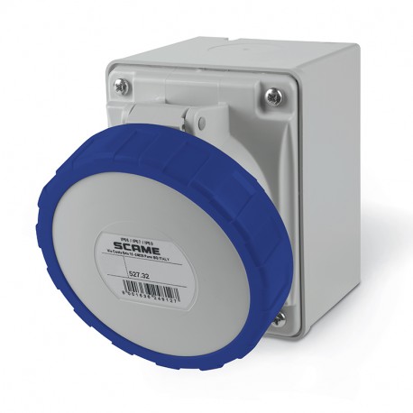 527.3254 - 527.3254 SCAME SOCKET OUTLET 3P+E IP67 32A 9h 200-250V