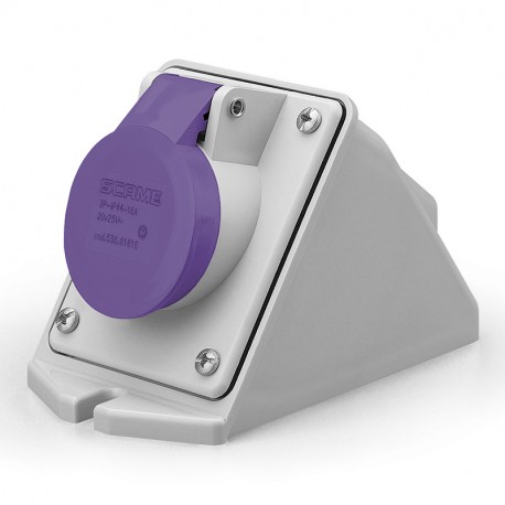 530.01610 - 530.01610 SCAME SOCKET OUTLET 2P IP44 16A 20-25V AC 50Hz