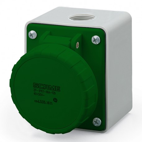 535.M16132 - 535.M16132 SCAME SOCKET OUTLET 3P IP67 16A 2h 20-25V