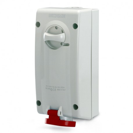 560.3278 - 560.3278 SCAME INTERLOCKED SOCKET 2P+E IP44 32A 9h