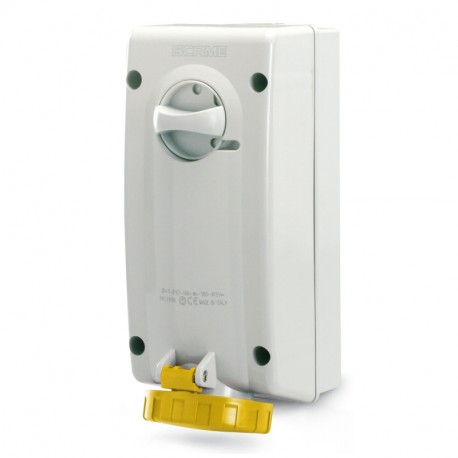 561.3270 - 561.3270 SCAME INTERLOCKED SOCKET 2P+E IP67 32A 4h