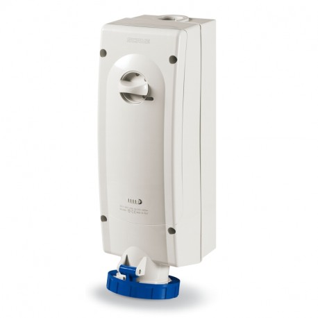 561.6374 - 561.6374 SCAME INTERLOCKED SOCKET 3P+E IP67 63A 9h