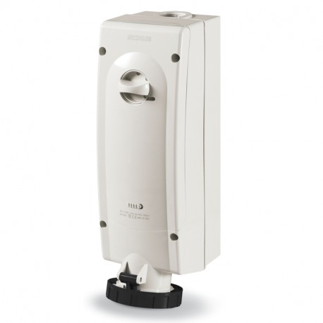 561.63867 - 561.63867 SCAME INTERLOCKED SOCKET 3P+E IP67 63A 5h