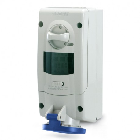 562.1683 - 562.1683 SCAME INTERLOCKED SOCKET 2P+E IP44 16A 6h