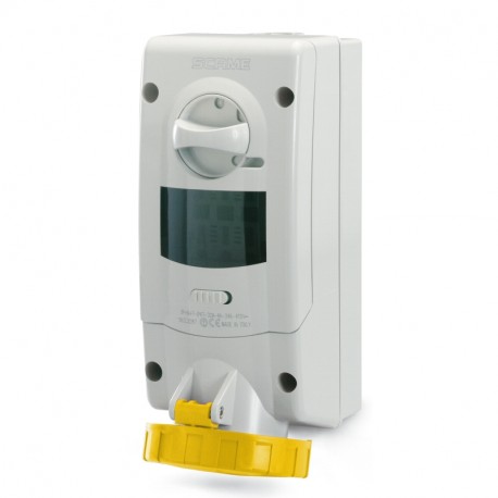 563.1670 - 563.1670 SCAME INTERLOCKED SOCKET 2P+E IP67 16A 4h