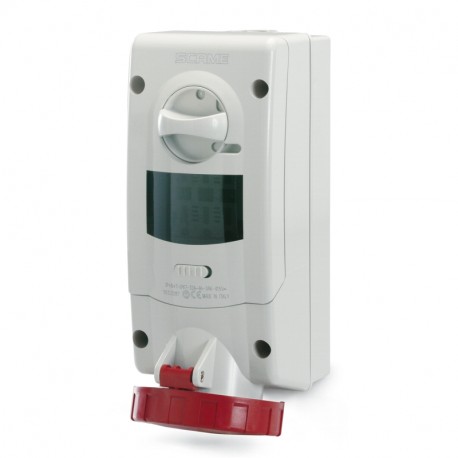563.3286 - 563.3286 SCAME INTERLOCKED SOCKET 3P+E IP67 32A 6h