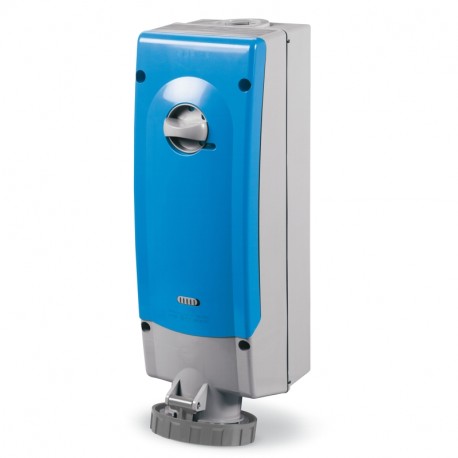 564.63834 - 564.63834 SCAME INTERLOCKED SOCKET 2P+E IP67 63A 3h