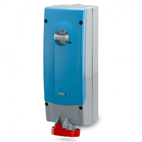 569.6378 - 569.6378 SCAME INTERLOCKED SOCKET 2P+E IP67 63A 9h