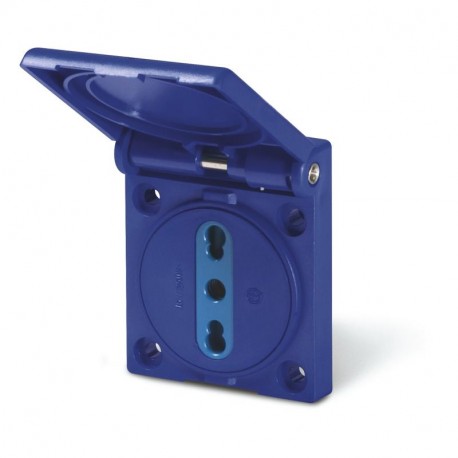 570.2071 - 570.2071 SCAME PANEL MOUNT.SOCKET OUTLET DUAL USE 2P+E