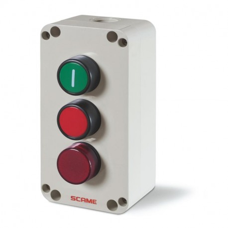 590.PR03A - 590.PR03A SCAME COMPLETE PUSH BUTTON PANEL IP65