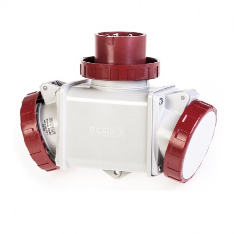 601.1627 - 601.1627 SCAME 2-WAY ADAPTOR 3P+N+E 16A IP66