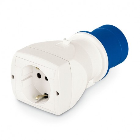 610.372 - 610.372 SCAME ONE-WAY ADAPTOR 16A IP20 250V AC