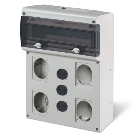 632.5520-000 - 632.5520-000 SCAME BLOCK 5 7 SOCKETS CUT OUTS (4+3)