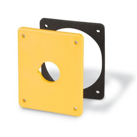 654.0101Y - 654.0101Y SCAME BLANK PLATE FOR PANEL CUTOUTS WITH HOLE