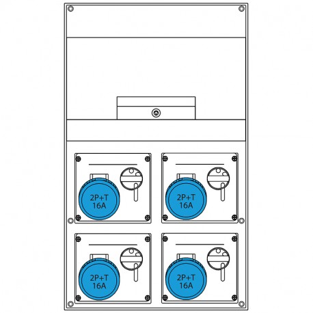670.6046-12 - 670.6046-12 SCAME PORTABLE DISTRIBUTION ASSEMBLY DOMINO