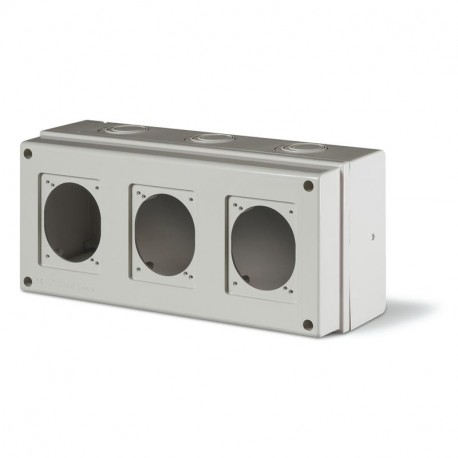 672.1300 - 672.1300 SCAME SURF. MOUNTING ENCLOSURE WITH 3 CUTOUTS