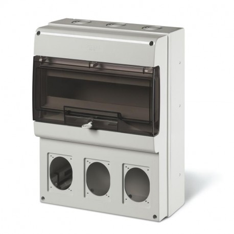 672.4316 - 672.4316 SCAME SURF. MOUNTING ENCLOSURE WITH 3 CUTOUTS