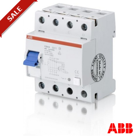 2CSF204523R1950 - F204B-125/0,03 2CSF204523R1950 ABB F204 B-125/0.03-L Resid. Current Dev.