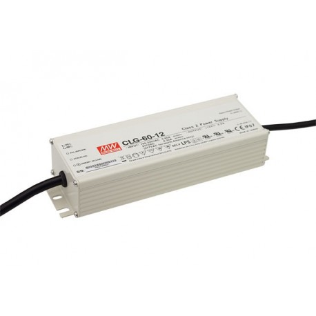 CLG-60-27 - CLG-60-27 MEANWELL AC-DC Single output LED driver Mix mode (CV+CC) with PFC, Output 27VDC / 2.3A