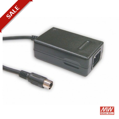 P25A16-R1B - P25A16-R1B MEANWELL AC-DC Triple Output Desktop adaptor, Output 5VDC / 2.5A +15VDC / 0.5A -15VDC / 0.3A, Cla..