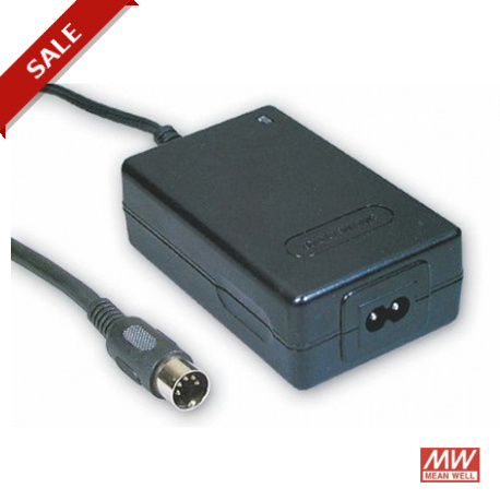 P25B14-R1B - P25B14-R1B MEANWELL AC-DC Triple Output Desktop adaptor, Input with 3 pole IEC320-C14 socket Output 5VDC / 2..