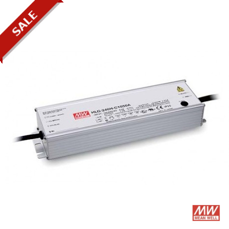 HLG-240H-48C - HLG-240H-48C MEANWELL AC-DC Single output LED driver Mix mode (CV+CC) with built-in PFC, Output 48VDC / 5A, ..