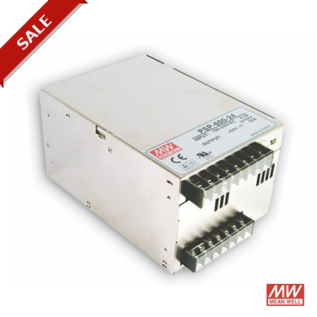PSP-600-13.5 - PSP-600-13.5 MEANWELL AC-DC Single output Enclosed power supply, Output 13.5VDC / 44.5A