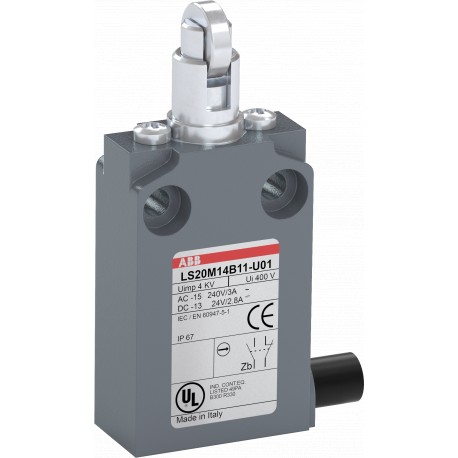 LS20M14B11-U01 - LS20M14B11-U01 1SBV015514R2601 ABB LS20M14B11-U01 Limit Switch