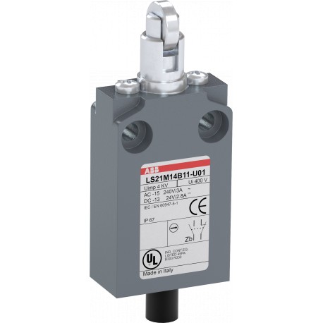 LS21M14B11-U01 - LS21M14B11-U01 1SBV015614R2601 ABB LS21M14B11-U01 Limit Switch