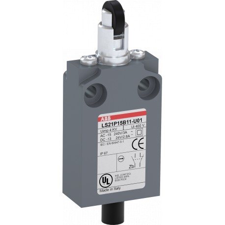 LS21P15B11-U01 - LS21P15B11-U01 1SBV016015R3801 ABB LS21P15B11-U01 Limit Switch