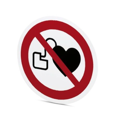 PML-P103 (D200) - PML-P103 (D200) 1014192 PHOENIX CONTACT Prohibition sign, Sheet, red/white, labeled: Forbidden for persons w..