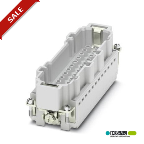 HC-HV10-I-CT-M - HC-HV10-I-CT-M 1405264 PHOENIX CONTACT HEAVYCON pin insert, for 830 V (III/3), with 10 N/O contacts and 2 sw..