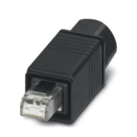 CUC-V04-RJ45-POBK-8 - CUC-V04-RJ45-POBK-8 1407413 PHOENIX CONTACT RJ45 connector, IP65/IP67, with push/pull interlocking (version ..