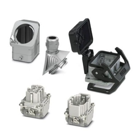 HC-EVO-B06PT-BWSC-HL-M20ELC-AL - HC-EVO-B06PT-BWSC-HL-M20ELC-AL 1411487 PHOENIX CONTACT Connector set