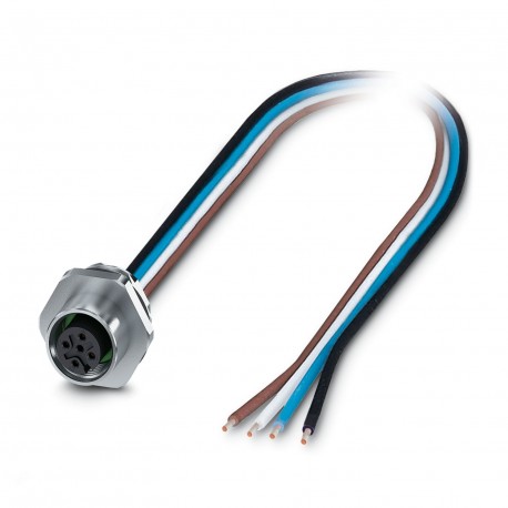 SACC-E-M12FSB-5P-M16XL/0,5 - SACC-E-M12FSB-5P-M16XL/0,5 1411572 PHOENIX CONTACT Flush-type connector