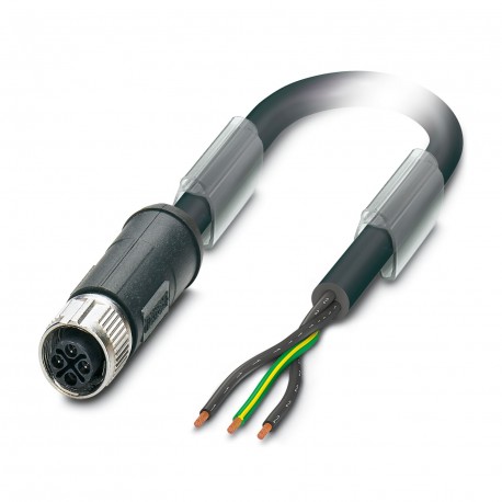SAC-3P-2,0-PVC/M12FSS PE - SAC-3P-2,0-PVC/M12FSS PE 1411645 PHOENIX CONTACT Power cable
