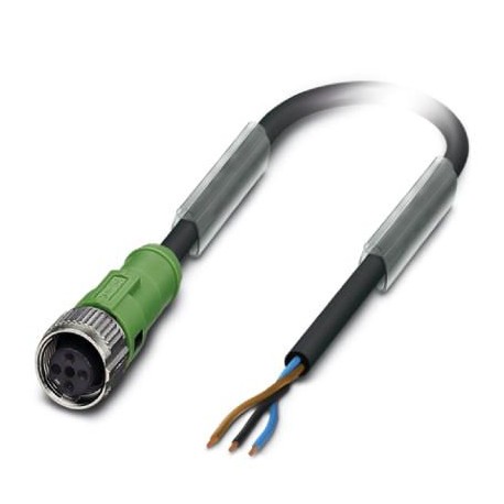 SAC-3P-10,0-PUR/FS SCO - SAC-3P-10,0-PUR/FS SCO 1536272 PHOENIX CONTACT Sensor/Actuator cable, 3-position, PUR halogen-free, black-gr..