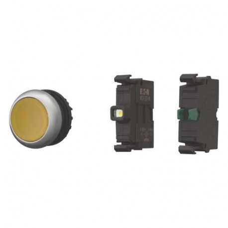 M22-DL-Y-K10LED-BVP - M22-DL-Y-K10LED-BVP 132613 Y7-132613 EATON ELECTRIC Illuminated pushbutton actuators, complete device