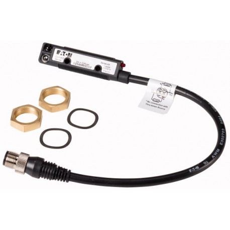 13100RQD07 - 13100RQD07 135585 EATON ELECTRIC Diffuse reflective sensor, Sn 610mm, 4L, 10-30VDC, NPN, PNP, M18, insulated..